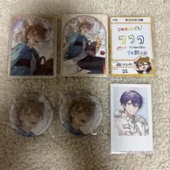 伏見ガク 剣持刀也 art 缶バッジ にじさんじ チップス 6周年 チェキ