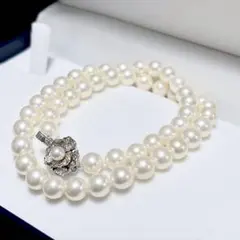 テリ強✨️】Akoya あこや真珠 パールネックレス 8.0mm ホワイト