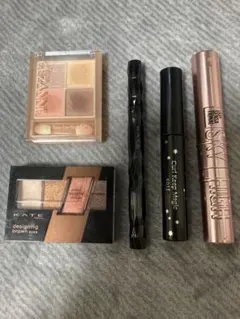 アイシャドウパレットとマスカラとアイライナーセット