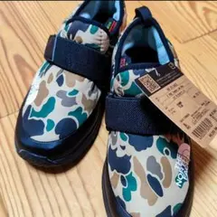 THE NORTH FACE 子ども用迷彩スニーカー 21cm