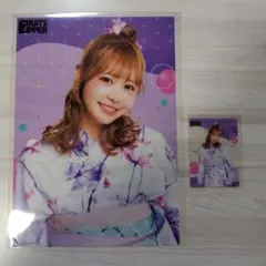 FRUITS ZIPPER 浴衣すきくじ 仲川瑠夏 2点セット