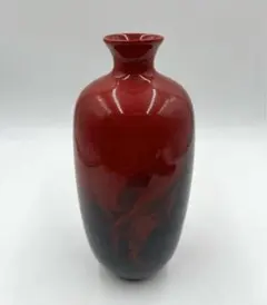 中国 景徳鎮 辰砂 花瓶 花器 壺 中国美術 - メルカリ