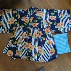 OCEAN & GROUND 浴衣 130cm ひまわり柄のサムネイル