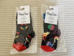 新品未使用　happy socks ベビー　0-12ヶ月　2足セット