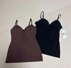 GU ブラトップ　M 2枚セット　ブラック　ブラウン