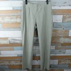日本製　グレーのタック入りパンツ　　Wゴム　M　センタープレス