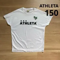ATHLETA 150cm 半袖プラシャツ　Tシャツ　ホワイト
