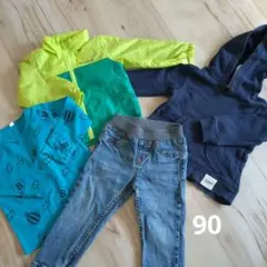 ベビー服90サイズ　まとめ売り　男の子　西松屋など　保育園　春夏秋冬