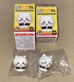 ちいかわラーメン豚 ミニソフビフィギュアコレクション ちいかわ ハチワレ 箱あり