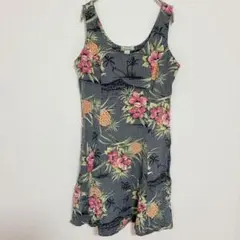 Tommy Bahama シルクノースリーブワンピース トミーバハマ グレー