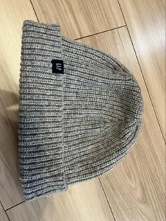 GAP グレー ニット帽 リブ編みのサムネイル
