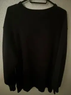90s NIKE 鬼フェード ロンt 古着 モックネック 銀タグ L 黒 短丈 