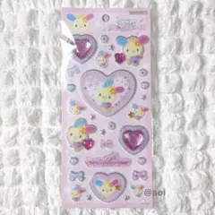 サンリオ　キラキラジュエルシール　ウサハナ　バレエコア