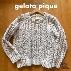 gelato pique ケーブルニットもこもこルームウェア　size Free