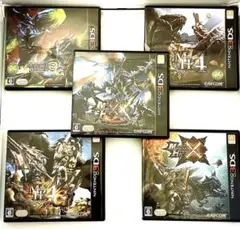 3DS モンスターハンター 5作品セット