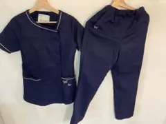 【美品】ハナエモリ ナース服 ネイビーMのサムネイル