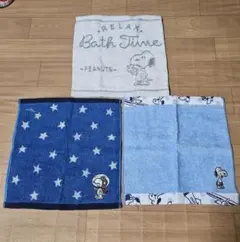 [新品未使用] スヌーピー ハンカチ 3枚セット peanuts