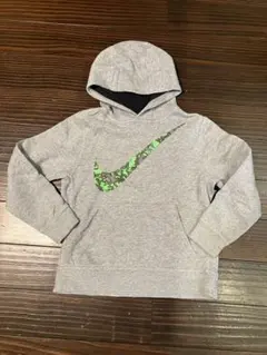 【140】Nike カモフラージュパーカー グレー