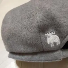 ル*0様 モズ　moz　グレー ベレー帽　エルク