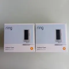 【新品未開封】Ring　Indoor Cam 屋内用セキュリティカメラ2台セットのサムネイル