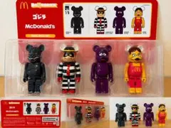 レ*ス様 BE@RBRICK マクドナルド ゴジラ 150% 4PCS SETのサムネイル