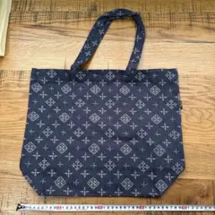 Daily Piench ネイビー デニムトートバッグ