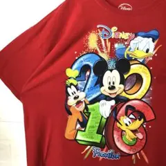 ディズニー 2016 フロリダ 赤 Tシャツ