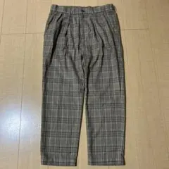 INHERIT インヘリット メンズ チェック柄パンツ M