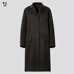 【UNIQLO +J】ユニクロ　カシミヤブレンドチェスターコート　ウール　S