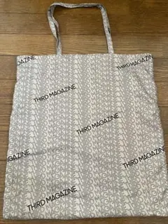 THIRD MAGAZINE エコバッグ グレー系