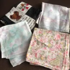 新品含む　ハンカチ 4枚