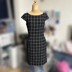 style com チェック柄 半袖タイトワンピースのサムネイル