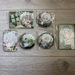 鬼滅の刃 スクエア・鬼殺隊・まるかく　ホロ　pita缶バッジ　不死川実弥 6点