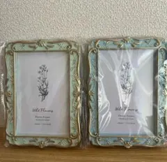 【新品未開封】フォトフレーム 写真立て L版インテリア アンティークアート作品