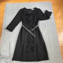 Viaggio Blu 黒 長袖ひざ丈ワンピースのサムネイル