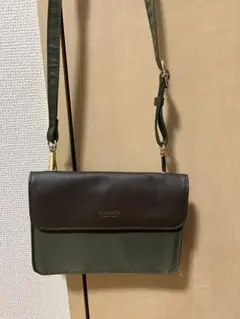 MILESTO ショルダーバッグ ブラウン/グリーン