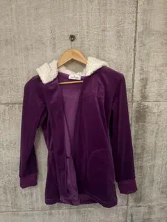 ベロア パーカー