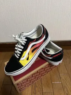 超美品VANS Old Skool Flame オールドスクール US10.5