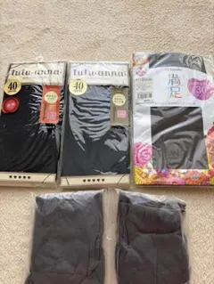 tutu anna 福助　満足グレータイツ M-L 3点セット2点おまけ付き