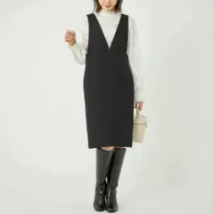 【美品】green label relaxingレトロ ジャンスカ ワンピース