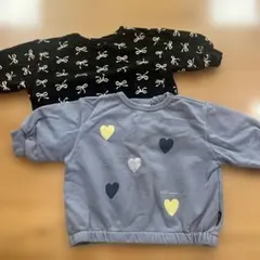 petit main トレーナー 80サイズ ハート柄