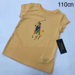 ビッグポニーカラフルロゴ　ガールズTシャツ110