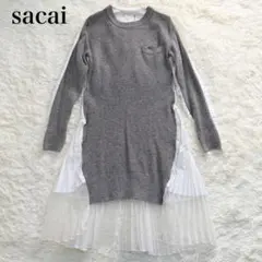 2026年最新】sacai シフォンプリーツ ドッキング ワンピースの人気
