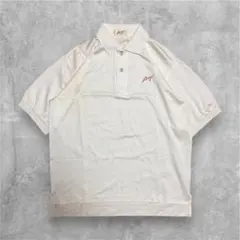 00‘s vintage 刺繍ロゴ　ポロシャツ　アーカイブ　グランジ　y2k