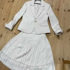 ホワイト スカート　スーツセット
