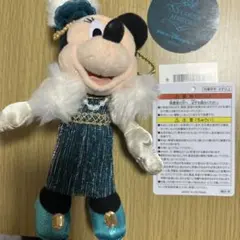 ディズニー　ビジュリー　ぬいぐるみバッジ　ミニー