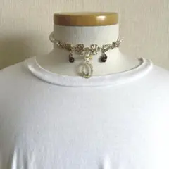 【美品】DISNEY　プリンセスネックレス　ネックオブジェ　白雪姫