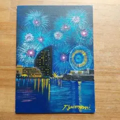 夢見多恵画 新作 原画 風景画 南国 16×21.8×0.3 (薄型) - メルカリ