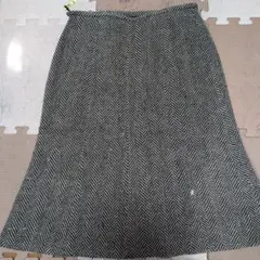 ヘリンボーン柄 タイトスカート　L