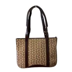 K*K様 CELINE セリーヌ レザー トートバッグ ベージュ ブラウン Cマ